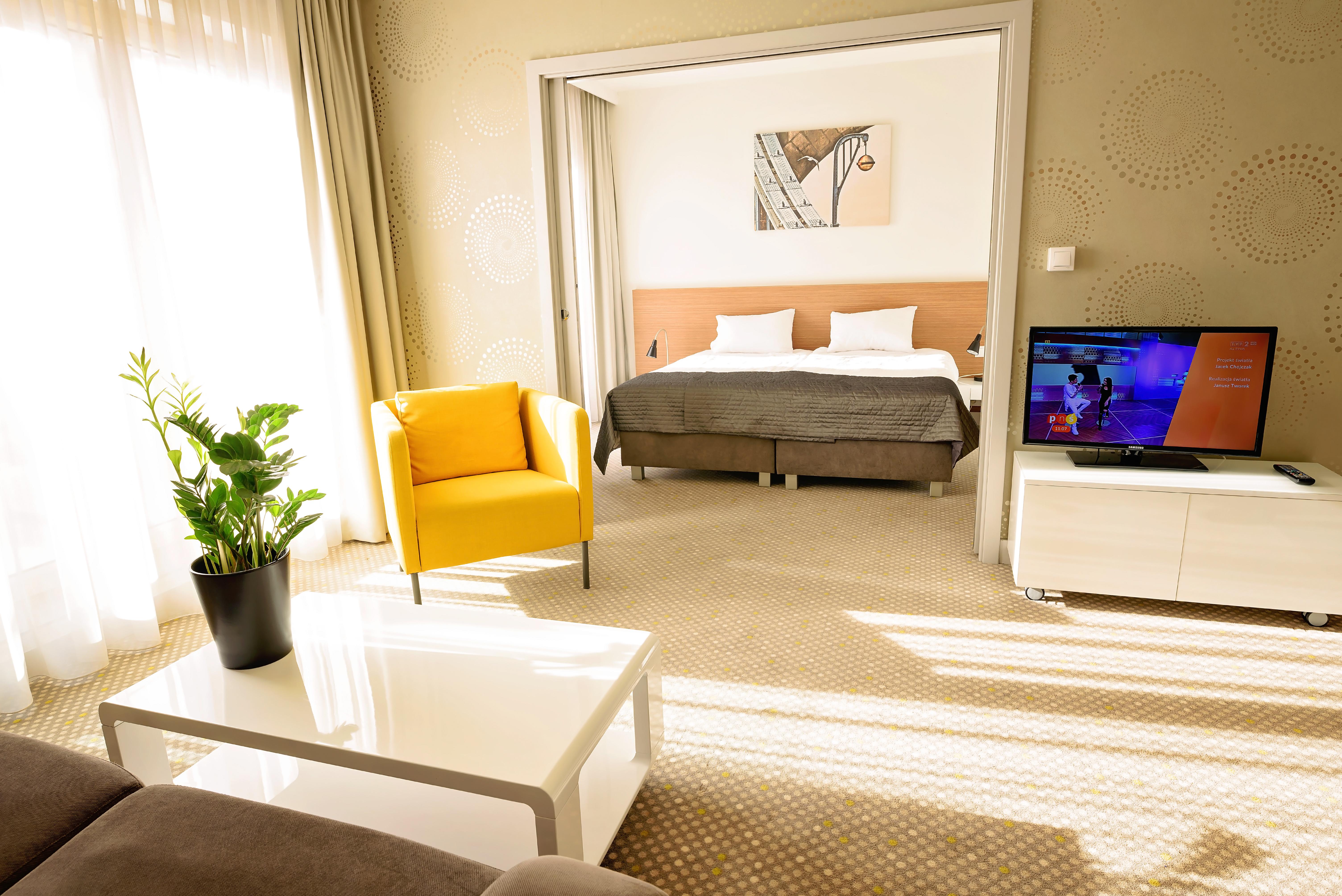 Invite Aparthotel Wrocław Szoba fotó